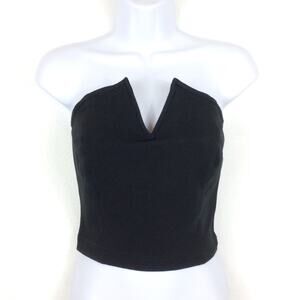 MAEVE Black Strapless V Front Corset size M